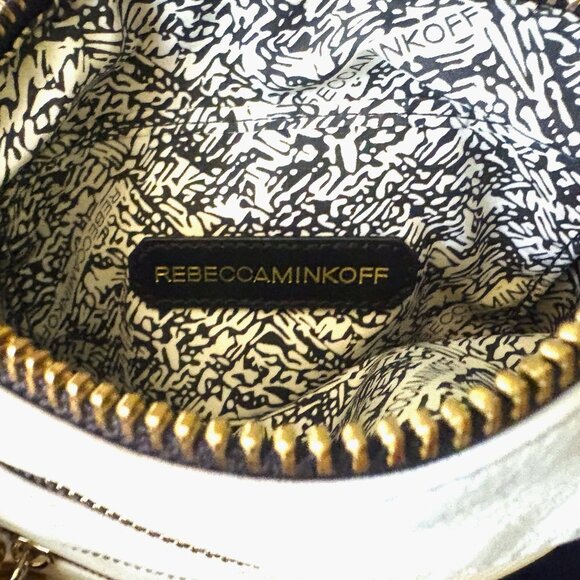 REBECCA MINKOFF Vintage Solid Cream 100% Genuine Leather & Gold hardware - Picture 5 of 12